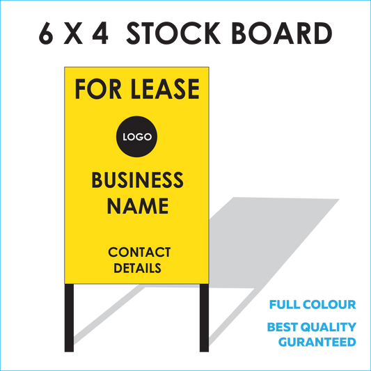 6x4 Stock Board - Real Estate Signage